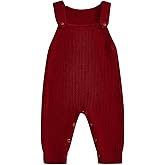 Sasaerucure Fall Winter Clothes Infant Baby Girl Boy Sweater Romper Pants Solid Knit Jumpsuit Overall One Piece Outfit