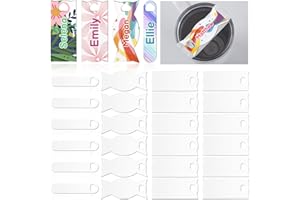 XLSXEXCL 24 Pcs Sublimation Acrylic Blank for Stanley Topper, Sublimation Name Plate Blanks Acrylic for Stanley Sublimation Tumbler Toppers Blanks Personalization for 40oz Stanley Tumblers