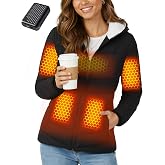 Genovega Graphene Women Heated Jacket 12V Fast Charge 18400mAh Large Capacity