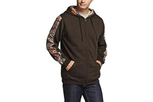 CQR Men's Winter Fleece Pullover Hoodies, Thermal Long Sleeve Hooded Sweatshirt, Cotton-Blend Outdoor/Tactical Shirts