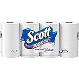 Scott Regular Roll Toilet Tissue, 1 Ply, White, 8 Rolls