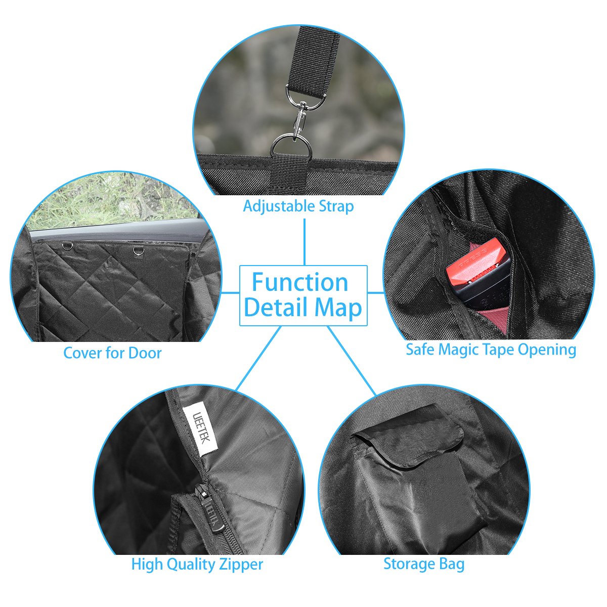 Black Friday UEETEK Pet Dog Seat Cover For Pets Pet Car 