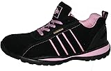 LADIES OTTAWA SAFETY STEEL TOECAP LIGHTWEIGHT LACE UP WORK SHOE TRAINER