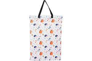 REUSELIFE Large Hanging Wet/Dry Cloth Diaper Pail Bag for Reusable Diapers or Laundry