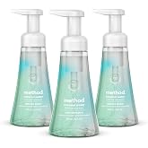 method Foaming Hand Wash, Coconut Water, 10 fl oz, 3 pack | Hydrates &amp; Softens Skin, Designed for Gentle Everyday Cleansing, With Notes of Coconut Water, Jasmine &amp; Watery Melon Notes