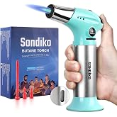 Sondiko Creme Brulee Torch，Premium Kitchen Blowtorch for Cooking