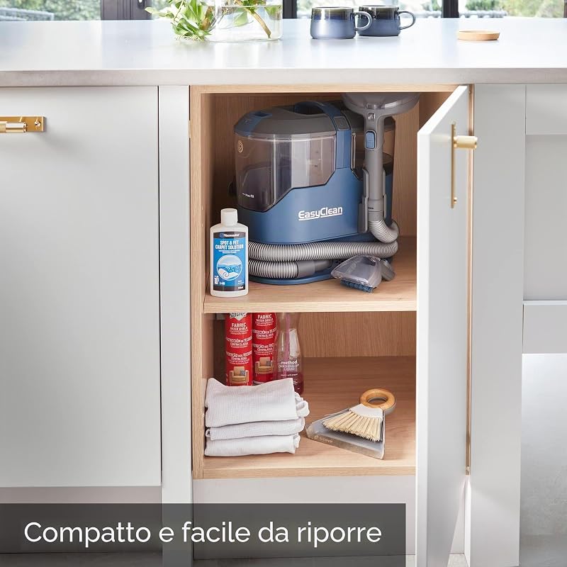 SCA0801 Lavatappeti Detergente per Tappezzeria Macchie | Aspirapolvere umido e secco Potenza detergente Per divani, tappeti, tappezzeria, automobili | 800 W