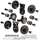AllinRC SCX24 Brass Upgrades Set Steering Knuckles