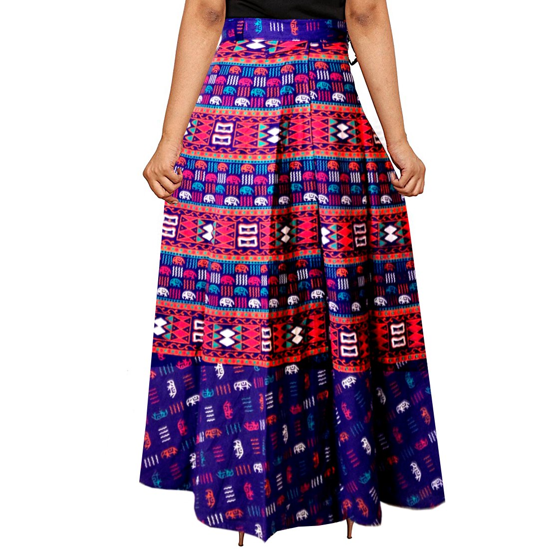 jwf womens cotton wrap around western wear skirts
