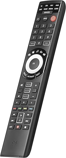 Telecommande One For All Smart Control 8 Noire Amazon Fr High Tech