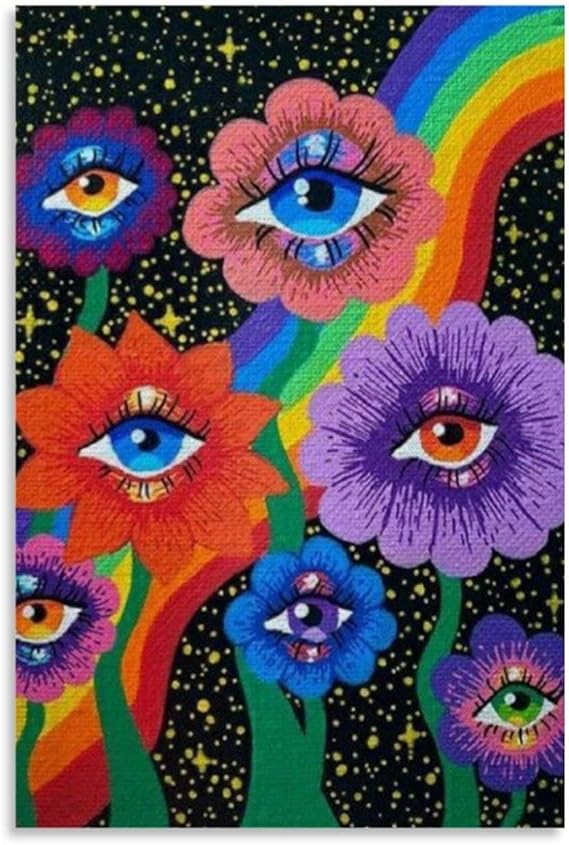 Amazon.com: XIAOBEE Wall Collage Painting Indie Aesthetic Art Canvas