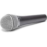 Samson Q8X Dynamic Supercardioid Handheld Microphone | Supercardioid dynamic microphone with neodymium element and shockmount for vocals, drums and guitar cabinets