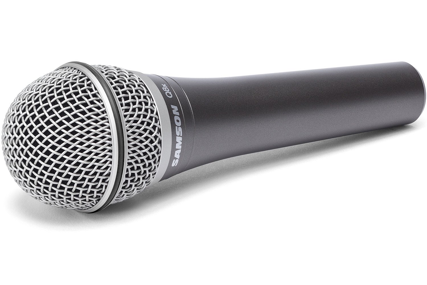 SAMSON Q8x Dynamic Vocal Microphone with Supercardioid Pickup Pattern, Neodymium Element, Rugged Die-Cast Body and Mic Clip for Live and Studio Performances