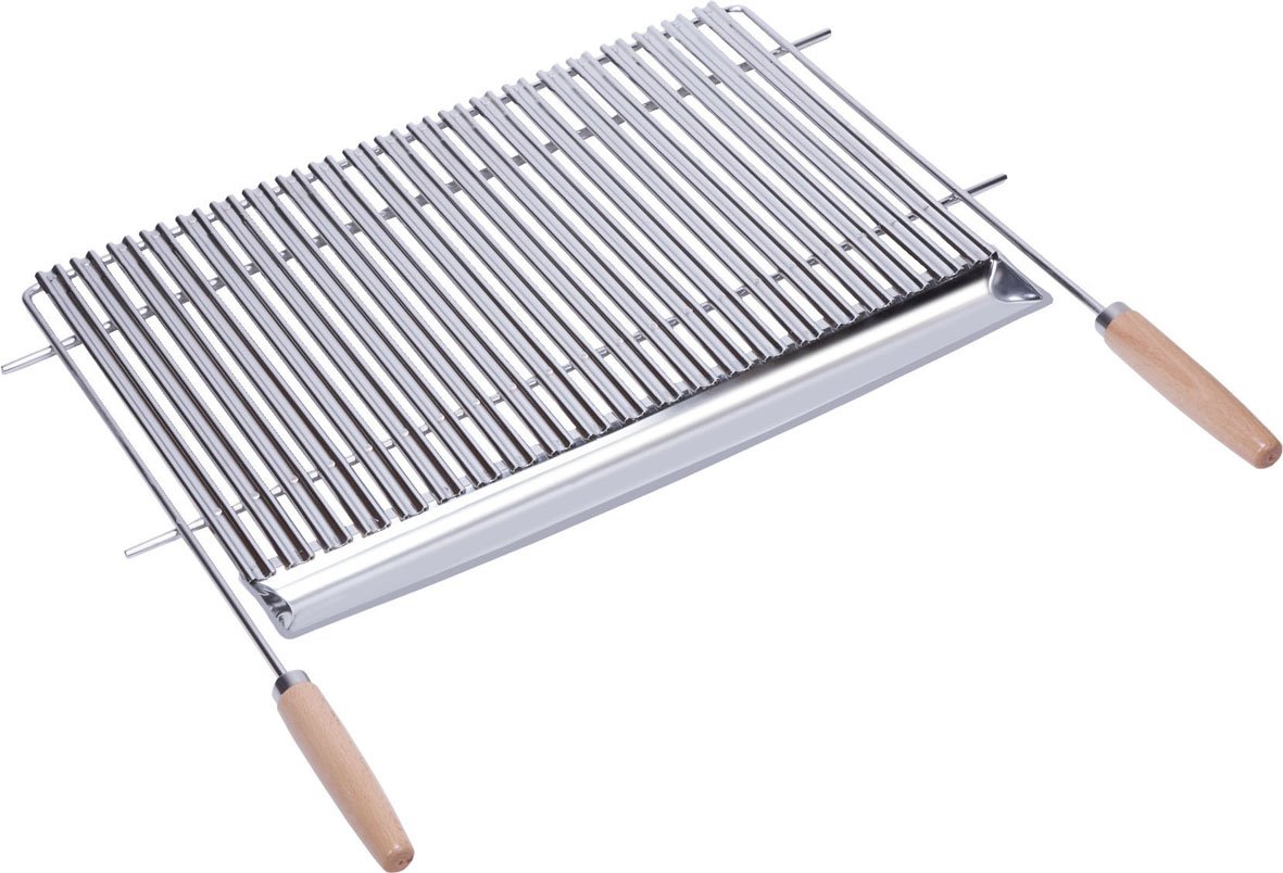 Imex The Fox 71651 – BBQ Grill, Stainless Steel, 60 x 44 cm