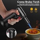 Sondiko Kitchen Blow Torch S907 with Fuel Gauge Adjustable Flame Refillable view 4
