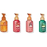 Bath and Body Works Christmas Holiday Traditions Soap - Vanilla Bean Noel - Winter Candy Apple - Iced Cinnamon Roll - Twisted Peppermint - Set of 4 Gentle Foaming Hand Soaps