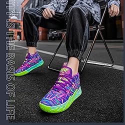 Wqsugnt Mens Multicolor High Top Basketball Shoes
