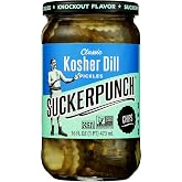 Suckerpunch, Kosher Dill Pickle Chips, 16 Fl Oz