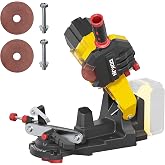 Cordless Chainsaw Sharpener for DeWalt 20V Battery(Batteries not included) | 6500 RPM , &plusmn;35&deg; Angle ,Cutter Position &amp; Grinding Depth Control ,Work Light ,Bench Chain Grinder