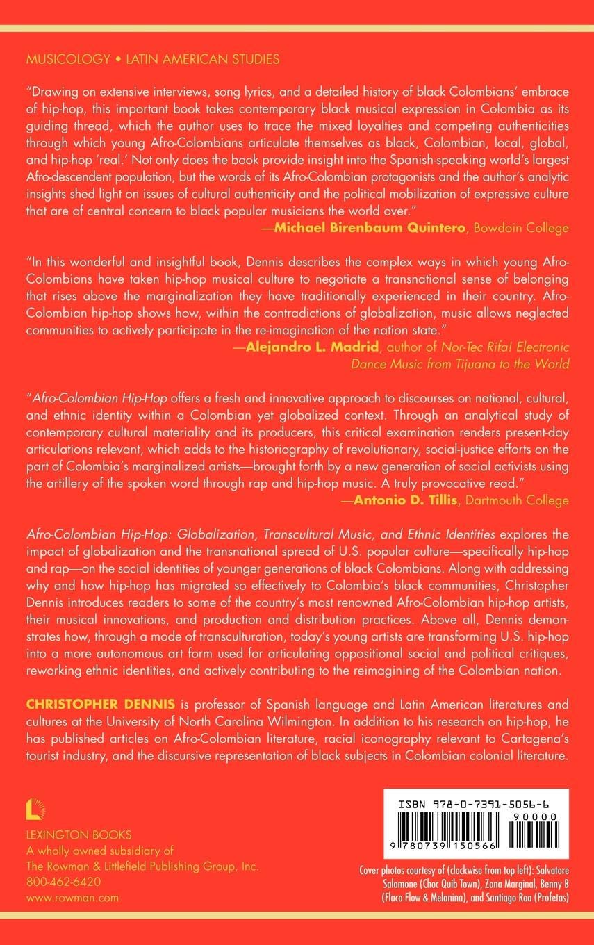 Afro Colombian Hip Hop Globalization Transcultural Music - 