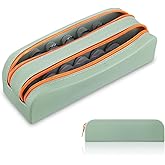 AITIME Portable Daily Contact Lens Organizer,Disposable Contact Lens Dispenser,Travel Color Contact Lens Storage Case Kit with Labeled R & L(Gery)