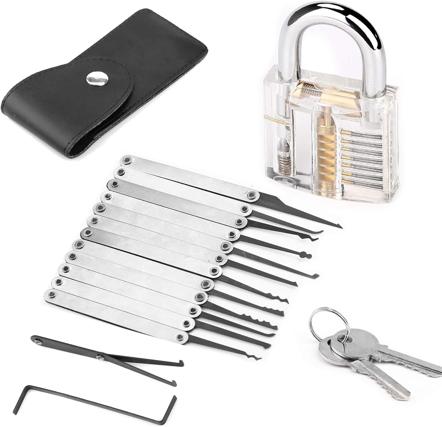 Lock Repair Set with Lock - 15 PCS Tools