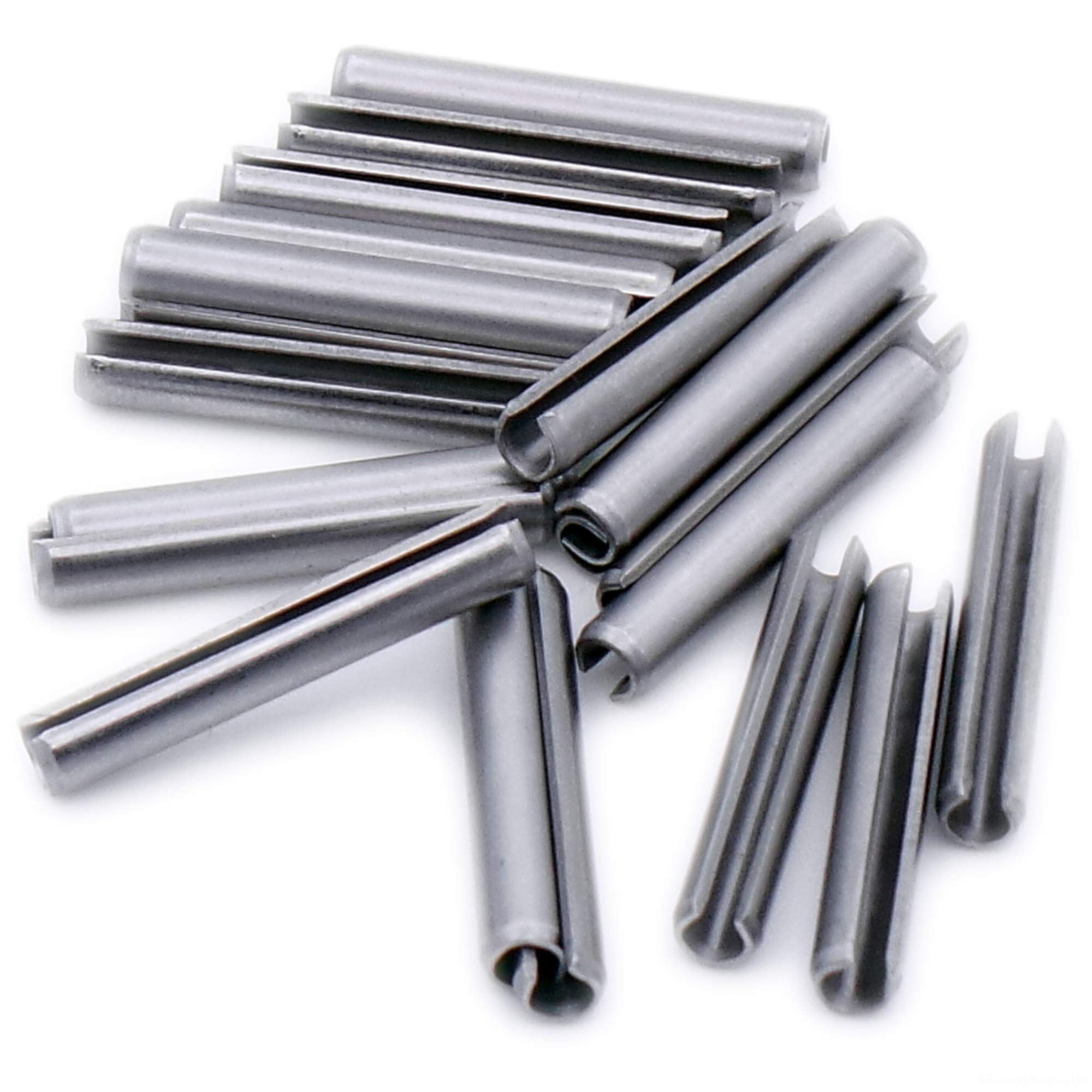 D4 (4mm x 18mm) Slotted Spring Pin (Heavy) - Stainless Steel (A1) (Pack of 20)