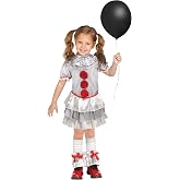 Fun World Carnevil Clown Toddler Costume, Large 3T-4T
