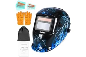 NDUUN Welding Helmet True Color Auto Darkening Hood with Adjustable Shade Range 4/9-13 for TIG MIG ARC Welder Mask