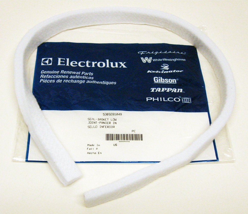 PART # 5303281049 OR AP2142612 GENUINE FACTORY OEM ORIGINAL DRYER FRONT BOTTOM DRUM FELT SEAL FOR FRIGIDAIRE