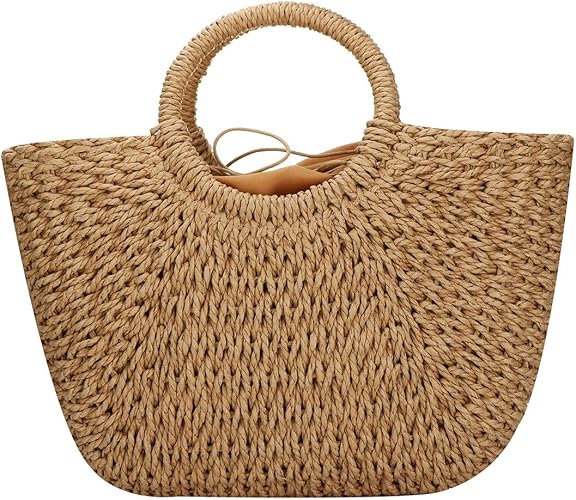 round beach bag