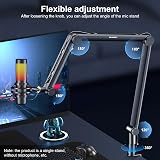 Aokeo AK-49 Microphone Boom Arm Desk Stand for Yeti QuadCast Snowball iCE view 2