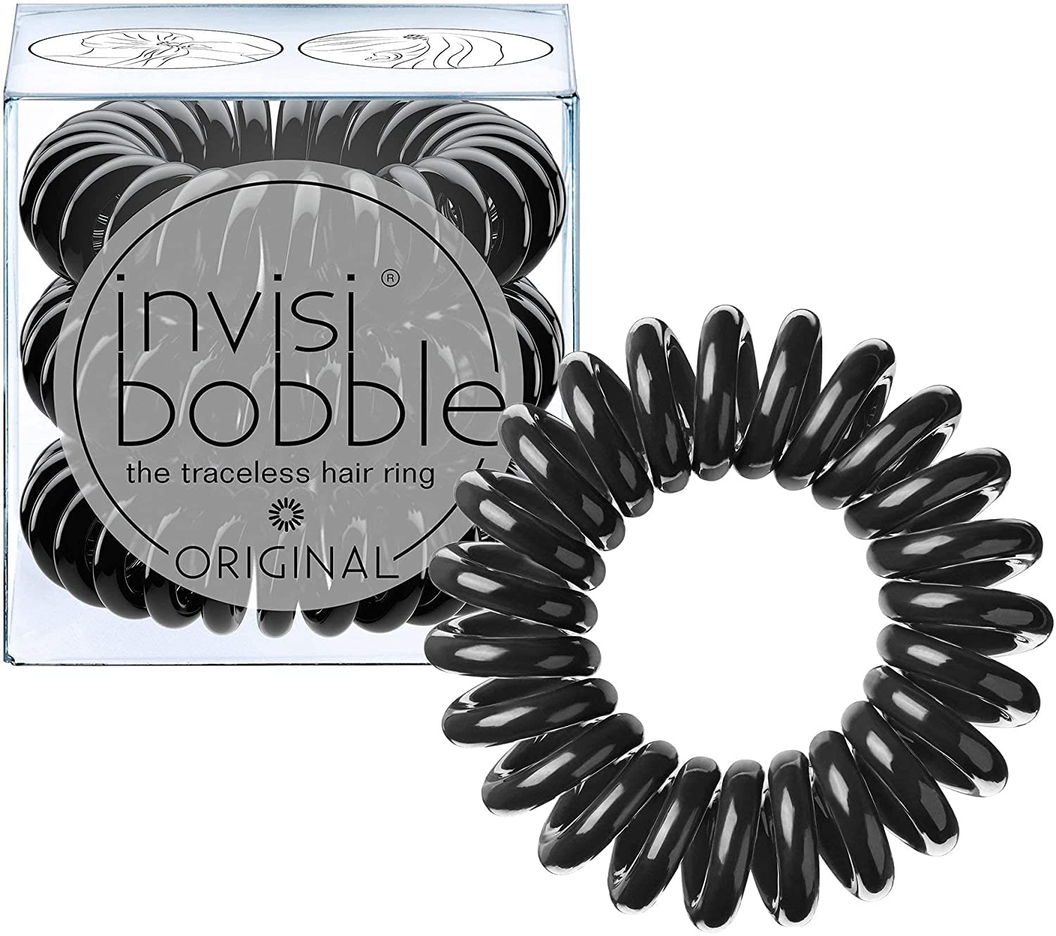invisibobble Original Hair Ring, True Black