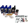 PWC Parts Co YAMAHA 2010+ F70 F70LA Oil Change Lower Unit Gear Lube Gasket Fuel Filter Water Pump Rebuild Kit Maintenance Kit