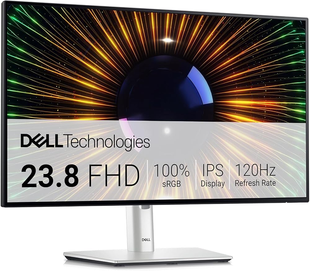 Dell U2424H UltraSharp 24 Inch FHD Monitor 120Hz IPS 2x USB-C 3x USB