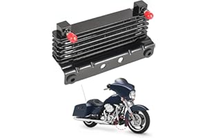 FIASRAC Motorcycles Kit; Oil Cooler Kit, Cooler radiator Fit For Harley Touring Road King Road Electra Street Glide 2009 2010 2011 2012 2013 2014 2015 2016