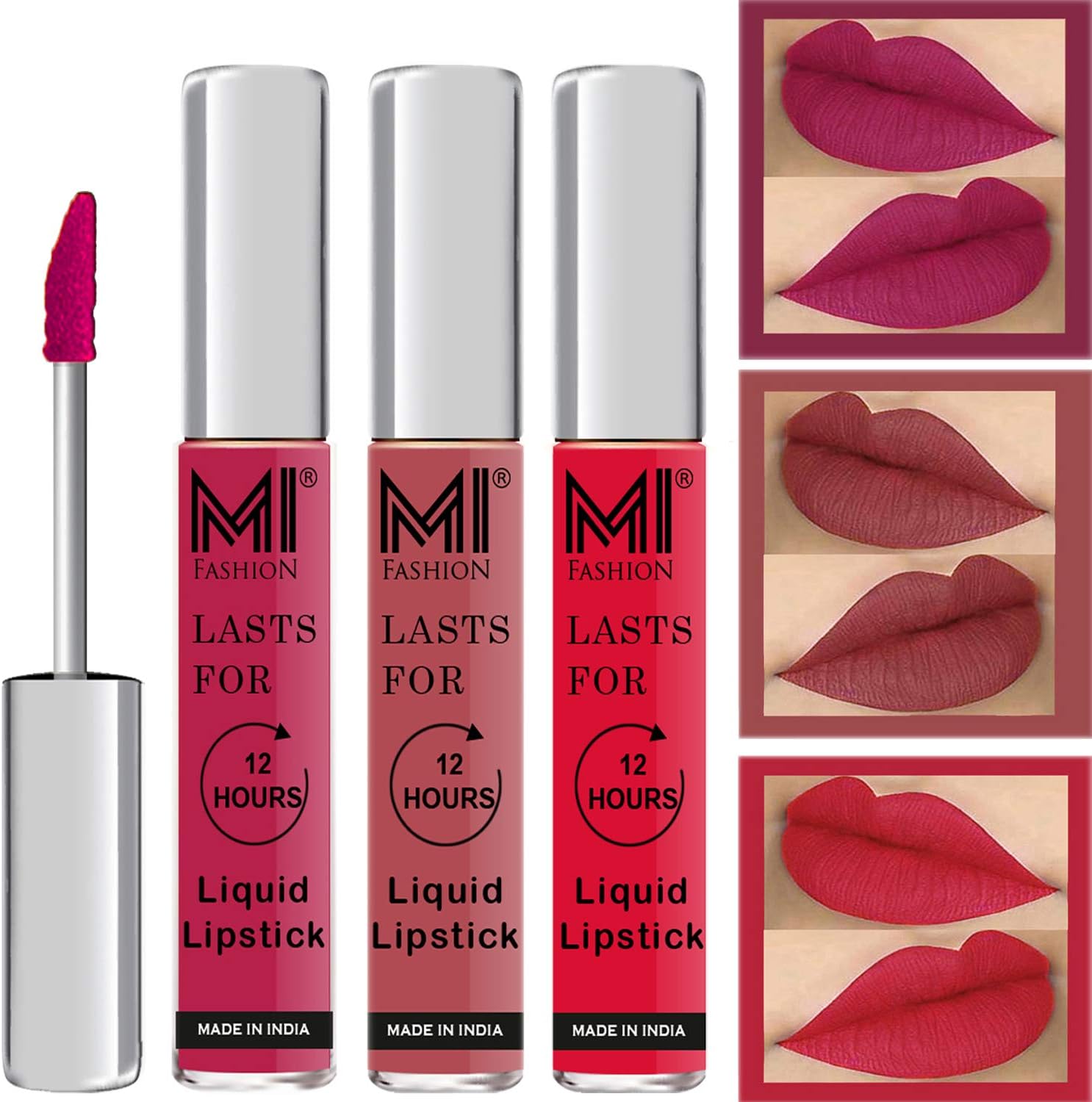 Buy MI Fashion Matte Lipstick Combo 