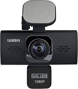 Uniden DC360 iWitness Dual-Camera Automotive Dashcam Video Recorder, G-sensor with Collision Detection and Parking mode Automatically Starts Recording