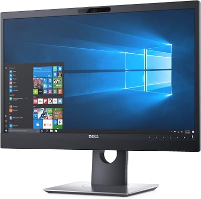 Dell P2418HZ 23.8 Inch 60.5cm Video Conferencing Monitor Full HD Webcam Mic