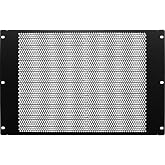 NavePoint 7U Blanking Panel, Perforated, Flanged, 19 inch Wide Network Server Rack or Server Cabinet, Filler Panel, Steel, Hardware Included