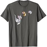 Tom and Jerry Group Shot Arching Jump T-Shirt