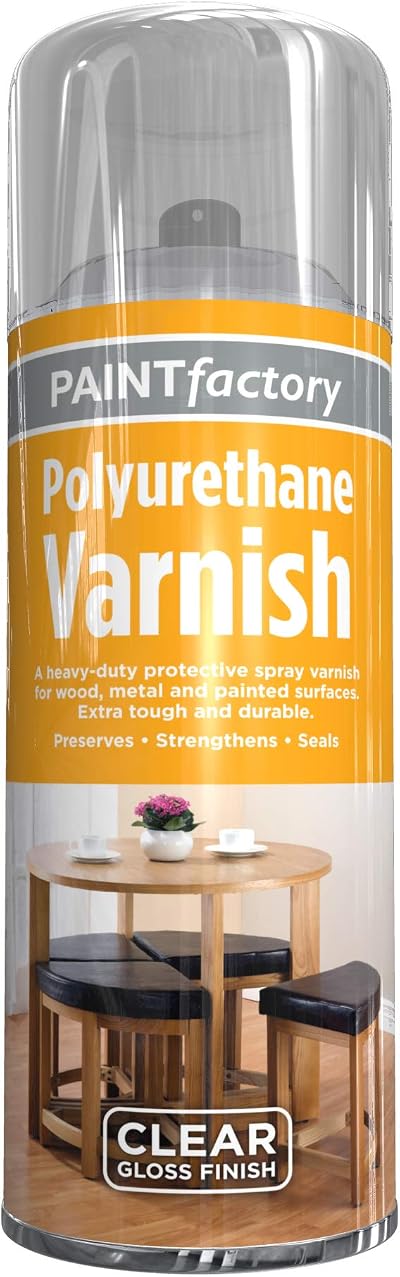 Paint Factory Polyurethane Clear Varnish 400 ml Brand New Fast Dry
