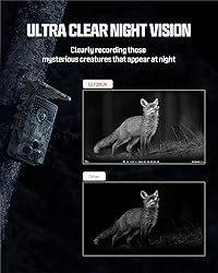 CEYOMUR 4K Solar Trail Camera, 60MP WiFi 6 Trail