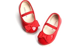 THEE BRON Toddler/Little Girl Mary Jane Flats Princess Dress Shoes
