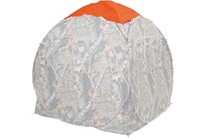 Ameristep Blaze Orange Cap - Durable Lightweight Packable Safety Cap for Hub-Style & Spring Steel Hunting Ground Blinds