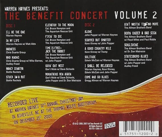 Benefit Concert 2 Amazon Co Uk Music