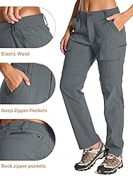 Womens Hiking Pants Convertible Quick Dry Stretch