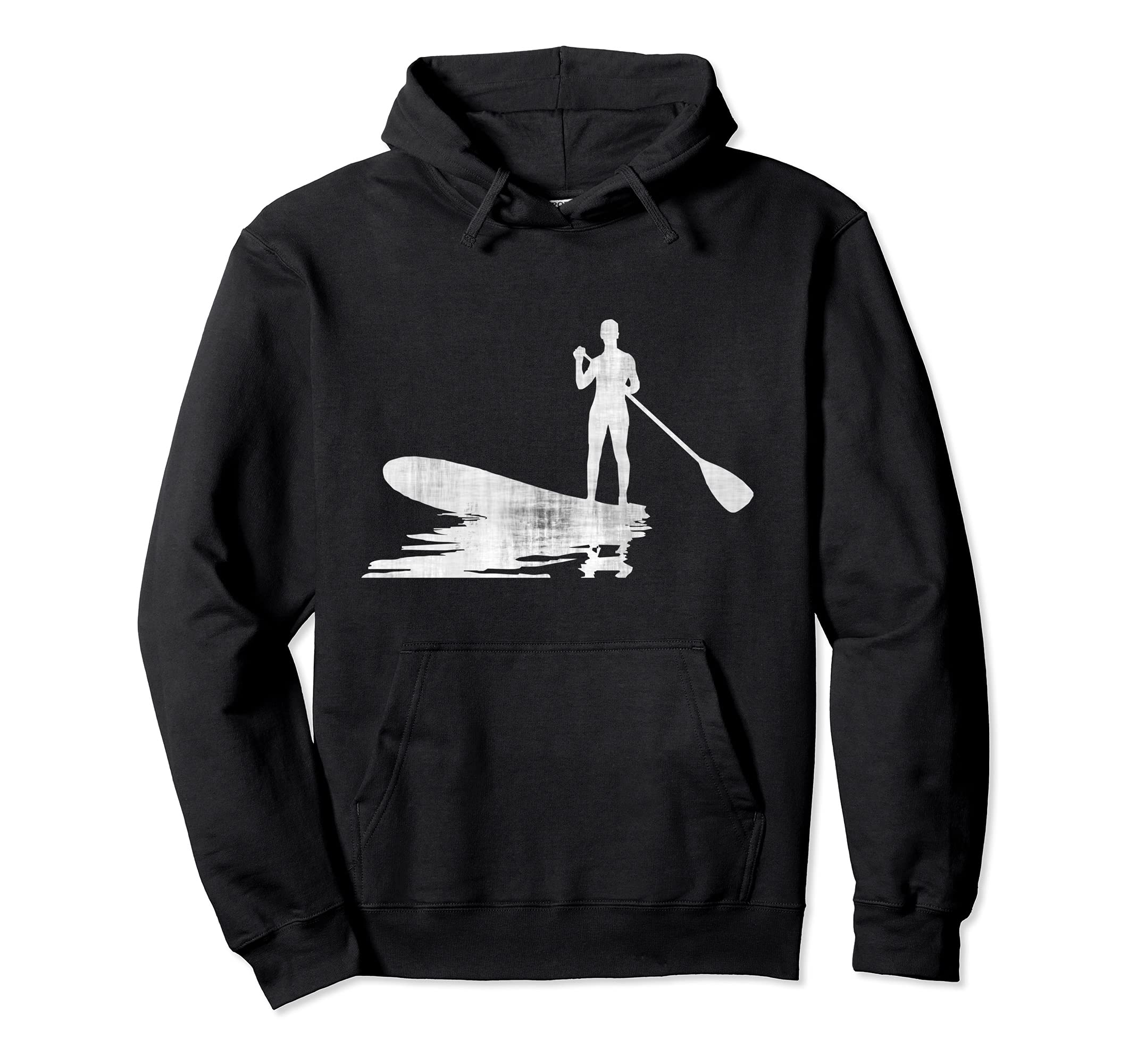 STAND UP PADDLE, PADDLING, SUP, PADDLEBOARDING, IN THE DARK Pullover Hoodie