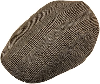 brown cabbie hat