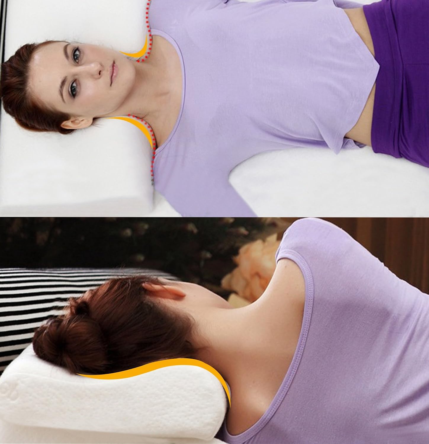 Ecosafeter 2026 Upgrade Memory Foam Pillow- Cervical Orthopedic Deep Sleep Neck Pillow-Superior Comfort for Neck Shoulder Pain Sleeping - Image 5
